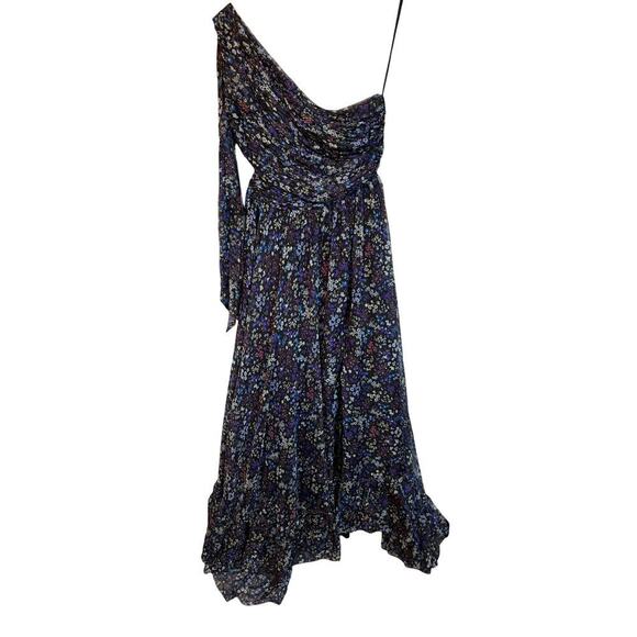 Ieena for Mac Duggal One Shoulder floral gown size 12 - Picture 1 of 4